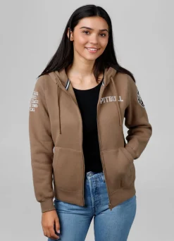 Women's zip-up hoodie French Tyrian