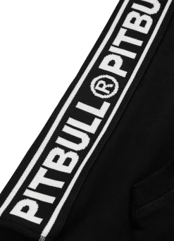 Women's zip-up hoodie French Terry La Deta - Black