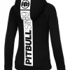 Women's zip-up hoodie Fuchsia - Black