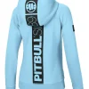 Women's zip-up hoodie Fuchsia - Baby blue