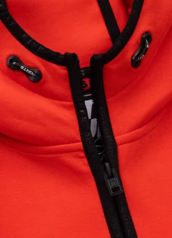 Women's zip-up hoodie Fuchsia - Flame red