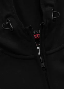 Women's zip-up hoodie Fuchsia - Black