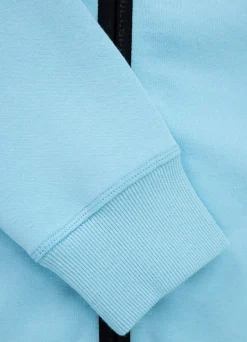 Women's zip-up hoodie Fuchsia - Baby blue