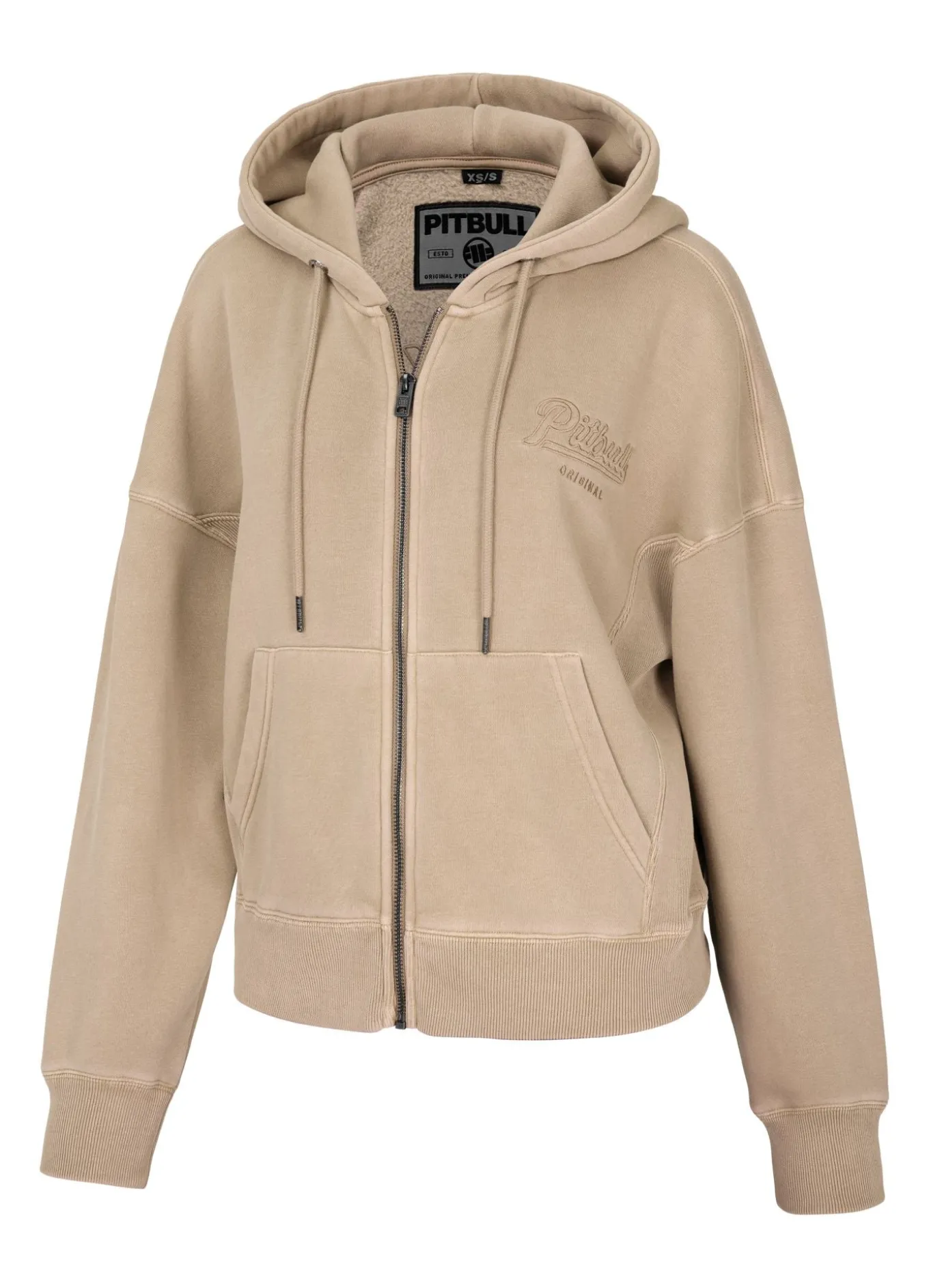 Women's zip-up hoodie Washed Manzanita II