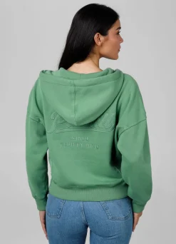 Women's zip-up hoodie Washed Manzanita II