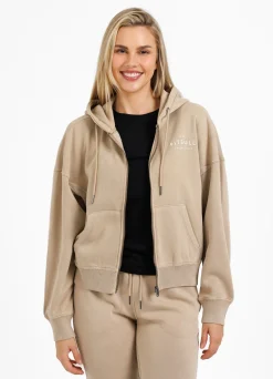 Women's zip-up hoodie Washed Manzanita