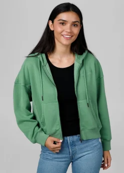 Women's zip-up hoodie Washed Manzanita II