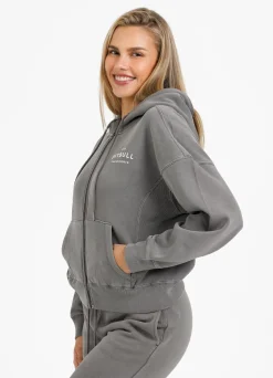Women's zip-up hoodie Washed Manzanita