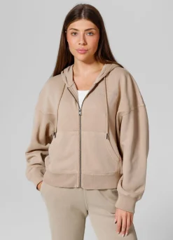 Women's zip-up hoodie Washed Manzanita II