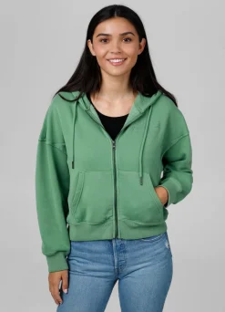Women's zip-up hoodie Washed Manzanita II