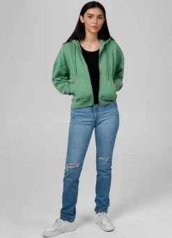 Women's zip-up hoodie Washed Manzanita II